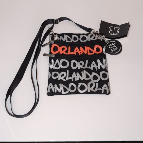 3/$20 ROBIN RUTH Orland Crossbody Bag Disney Florida Travel Pouch Purse Souvenir - Picture 2 of 10